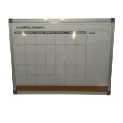 Monthly Planner Dry Erase Combo Board 23.5 x 17.5" (display)"