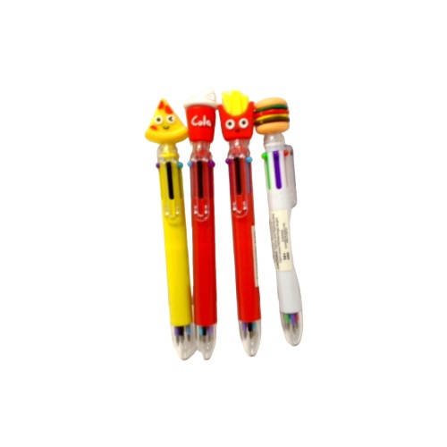 Pen 6 In 1 Colours Snack Food Diamond Vision