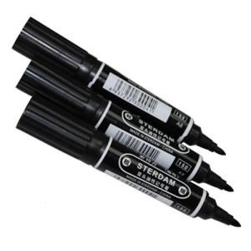 Stationery - Marker Permanent Twin-Tip Large 10 pack