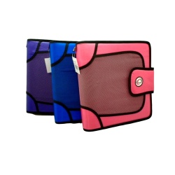 Zipper Binder 2 Assorted Colours Case It"