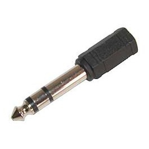 3.5mm female to 1/4 male stereo adaptor
