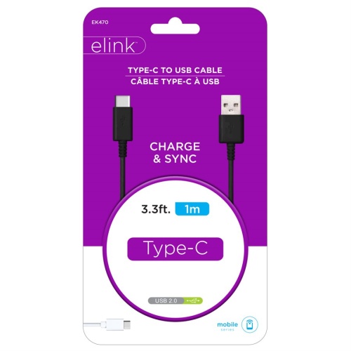 Cable - USB Type-C® 3.3ft Black
