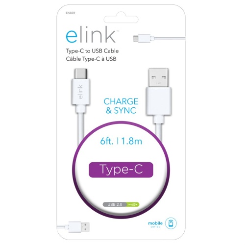 Cable - USB Type-C® 6ft White