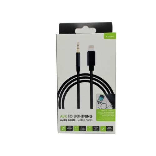 Cable Aux to Lightning™ Color Black