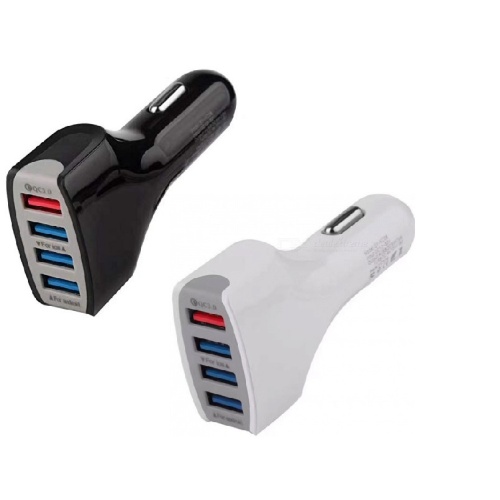 Car Charger - 4 USB Slots 4.8A Premium with Smart Chip Technology