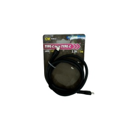 cable USB 3.3 foot 1m Type-C® to Type-C® fast charging