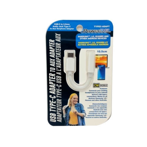 USB Type-C® adaptor to 3.5mm aux audio