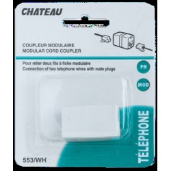 Telephone cord coupler RJ11