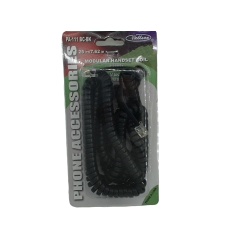 Phone Line Cord Black 25 foot