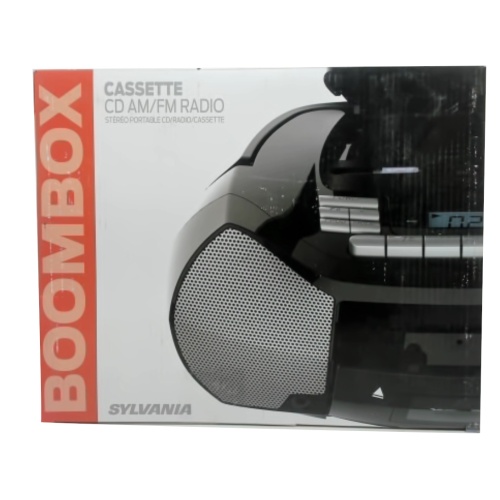 Boombox Cassette/CD/Radio Sylvania Assorted - each sold individually