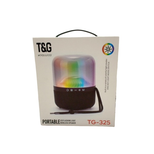Portable Wireless Speaker w/LED Flashing Light T&G