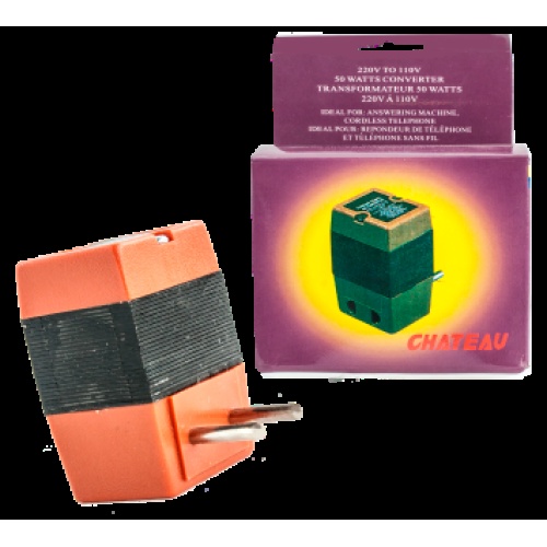 International Travel Converter 220VAC In-110VAC out convert house outlet type