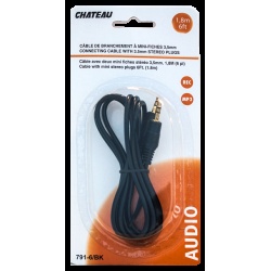 3.5mm 6 foot stereo dubbing cable male to male