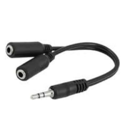 Adaptor - AUX Splitter 3.5mm allows 2 connections for iPad,Tablets, Car Home Stereos,Headphones