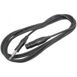 cable XLR female to 1/4 mono - 25 feet"
