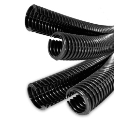 Split loom wire tubing 3/4 inch 19mm 25 foot polyethylene