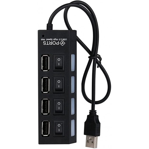 Accessory - USB2.0 HUB 4 Port w/ Switches