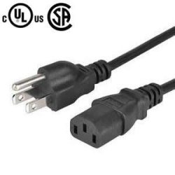 Cable - Power Cable 6 Foot Standard PC/Monitor replacement