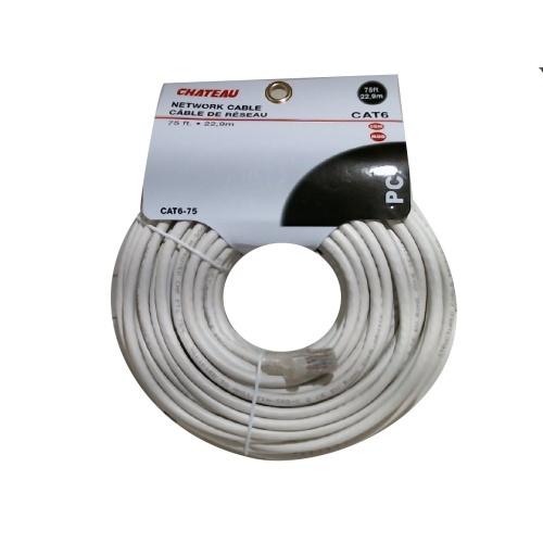 Cat 6 network cable 75 foot 22.9m Assorted colours and quality