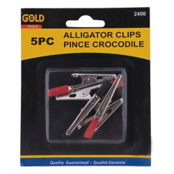 Alligator clips 5 pc
