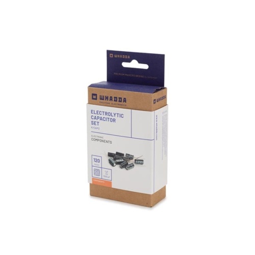 Electrolytic Capacitors 120pk. Assorted Colours