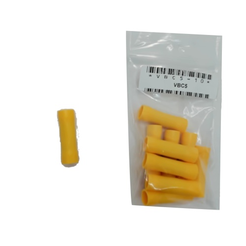 Insulated Butt Splice Crimp Terminal GA: 12-10 bag of 10