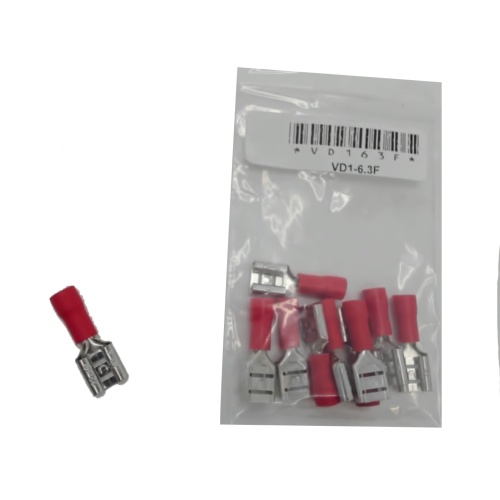 Insulated Female Lug 0.8 X 6.35/0.032 X 0.250 bag of 10