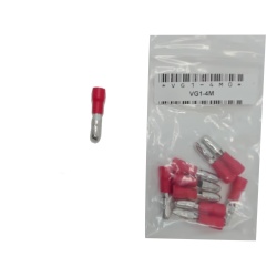 Male Bullet Crimp Terminal 4 / 0.156 bag of 10