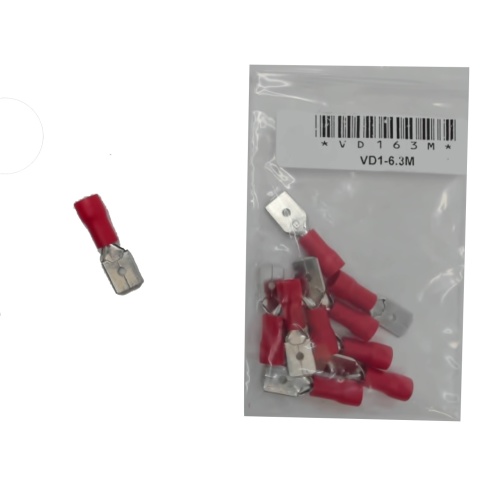Male Disconnect Crimp Terminal 0.8X6.35 bag of 10