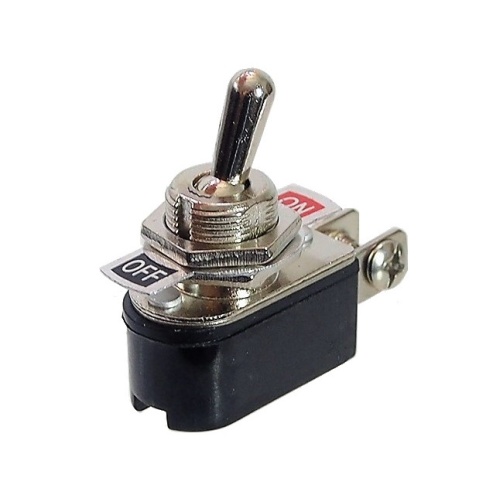 ON-OFF Toggle switch S.P.S.T.  6A 125VAC / 3A 250 VAC