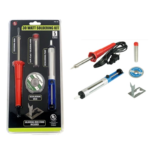 Soldering Iron Set 5pc. 30W