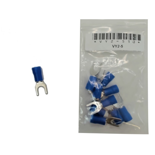 Terminal Insulated Fork Type Stud Size 10 bag of 10