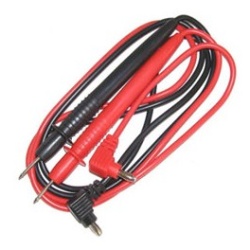 Test lead set right angle 4mm shrouded socket