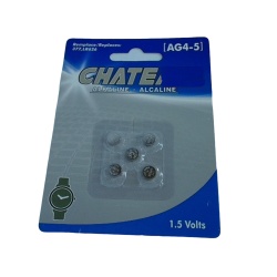 button cell 5/pk Ag4-5 Replaces 377