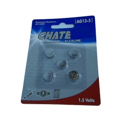 button cell battery 5/card Alkaline #357/lr44