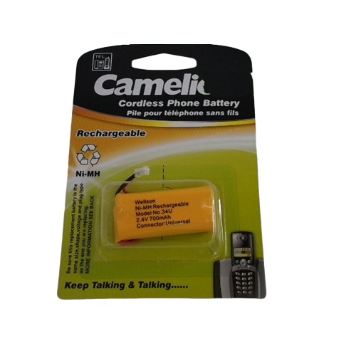 Cordless phone battery 6393 2.4V 730mAh