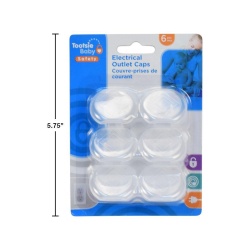 electrical outlet caps 6 piece Tootsie Baby