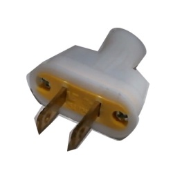 2 Wire Plug Male Black Or White 18308