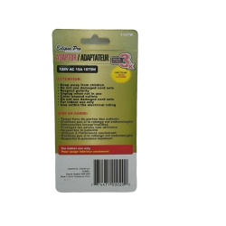 3 grounded outlet triple tap