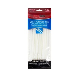 Cable Ties 7.9 130 Pcs Xtra Tuff"
