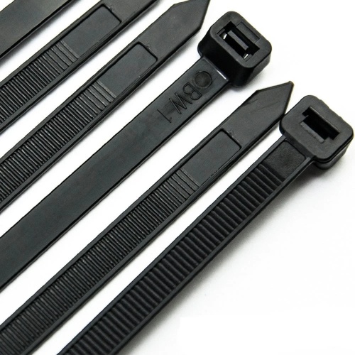 Nylon cable tie 6 inch 40 lb black 100 pack