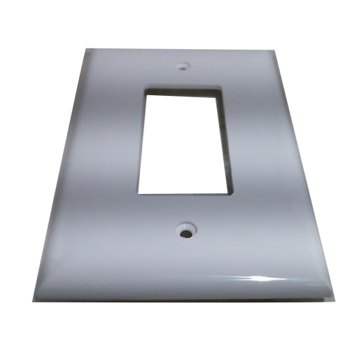 Plate Decorator Single Oversize White