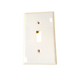Wallplate Switch 1 gang white