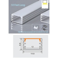LED strip channel 14-9mm 6 foot long - add LED lighting for mulitple purpose