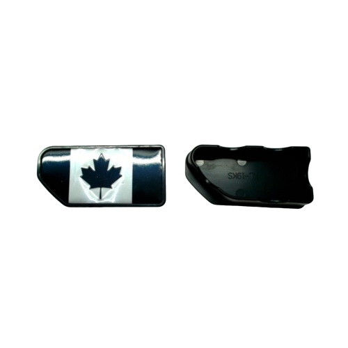 Canadian Flag Truck Bed Rail Cap Covers 2pk.