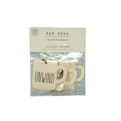 Car Air Fresheners 3pk. Chillaxin' Lavender Unwind Rae Dunn