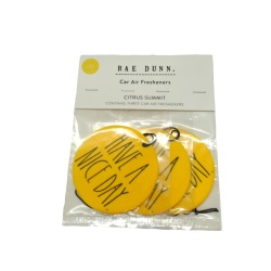 Car Air Fresheners 3pk. Citrus Summit Have A Nice Day Rae Dunn