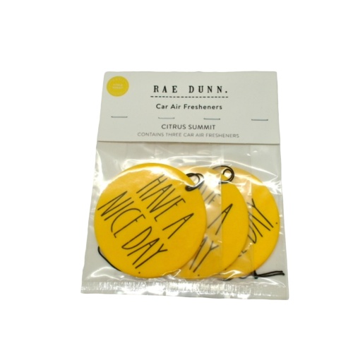 Car Air Fresheners 3pk. Citrus Summit Have A Nice Day Rae Dunn