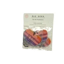 Car Air Fresheners 3pk. Cozy Cotton Love Rae Dunn