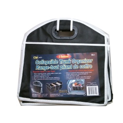 Trunk organizer 3 sections collapsible 20.75x12.5x12.5 inches